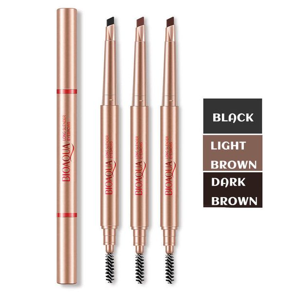bioaqua waterproof eyebrow pencil with brush long lasting eyebrow pen beauty cosmetic tool 3 colors 
bioaqua waterproof eyebrow pencil with brush long lasting eyebrow pen beauty cosmetic tool 3 colors