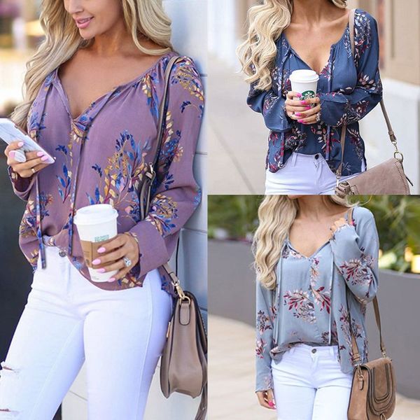 women summer spring long sleeves floral print shirts v-neck off shoulder loose pullover beach blouse with tassel drawstring, White
women summer spring long sleeves floral print shirts v-neck off shoulder loose pullover beach blouse with tassel drawstring, White