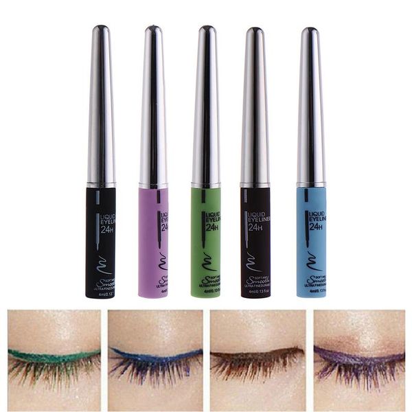 brand 4 colors eyeliner pencil waterproof professional liquid long lasting cosmetics eye liner pen black smooth make up tools 40
brand 4 colors eyeliner pencil waterproof professional liquid long lasting cosmetics eye liner pen black smooth make up tools 40