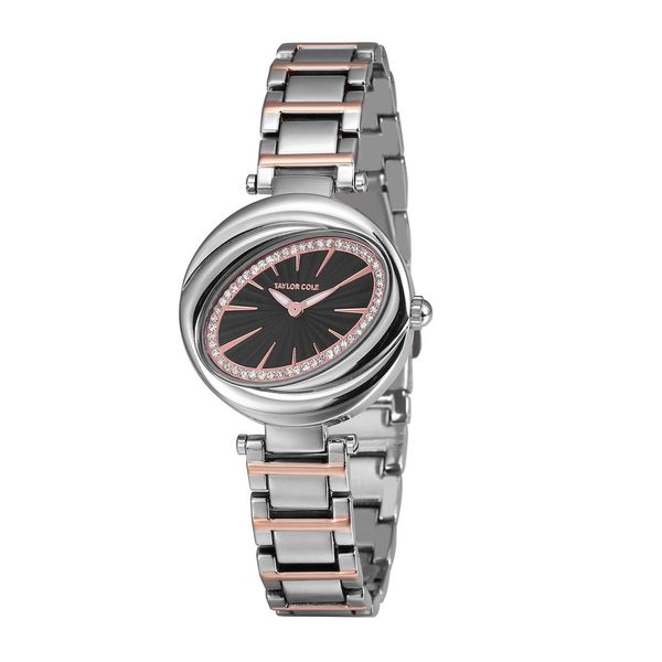taylor cole brand round silver crystal petal oval black dial slim japan quartz steel strap bracelet dames horloge watches /tc099, Slivery;brown
taylor cole brand round silver crystal petal oval black dial slim japan quartz steel strap bracelet dames horloge watches /tc099, Slivery;brown