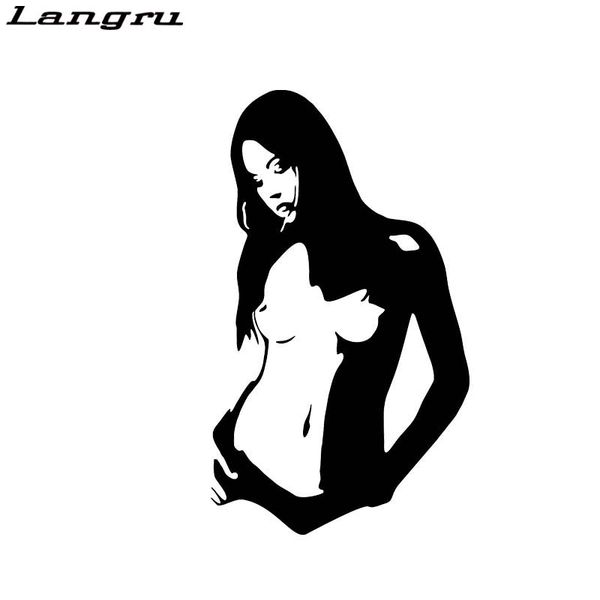 langru sleepy naked girl black/silver vinyl decals covering the body fashion popular car accessories jdm
langru sleepy naked girl black/silver vinyl decals covering the body fashion popular car accessories jdm