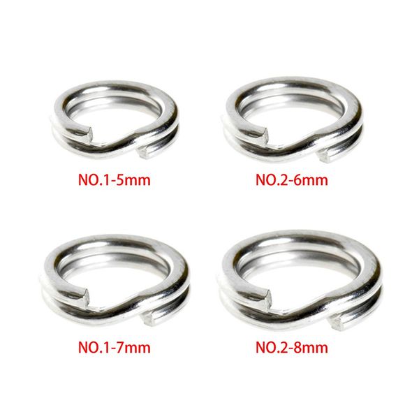 4 sizes 5 6 7 8mm diameter lure accessories 50pcs fishing solid stainless steel snap split ring lure tackle
4 sizes 5 6 7 8mm diameter lure accessories 50pcs fishing solid stainless steel snap split ring lure tackle