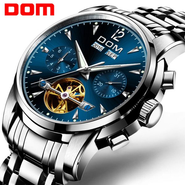 dom men's mechanical watches luxury fashion brand water resistant automatic wrist watch men business relojes hombre m-75d-2mw, Slivery;brown
dom men's mechanical watches luxury fashion brand water resistant automatic wrist watch men business relojes hombre m-75d-2mw, Slivery;brown