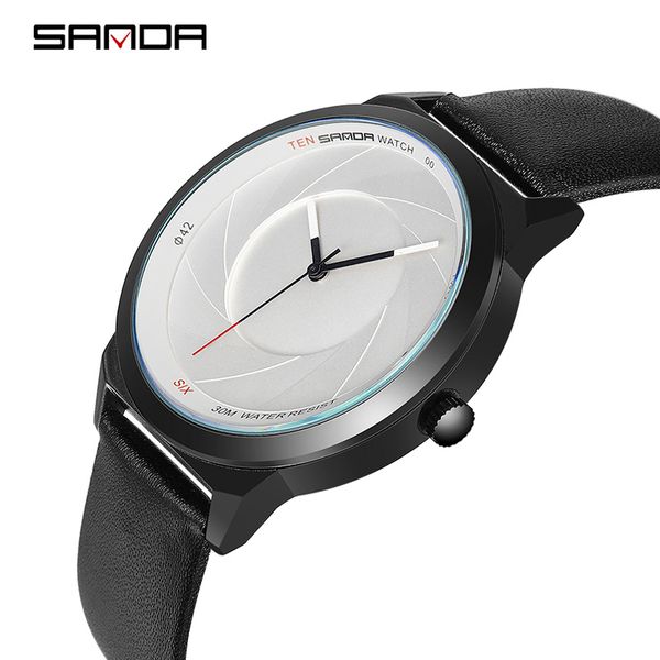 sanda 2019 fashion quartz watch women watches female clock business wrist watch leather relogio masculino, Slivery;brown
sanda 2019 fashion quartz watch women watches female clock business wrist watch leather relogio masculino, Slivery;brown