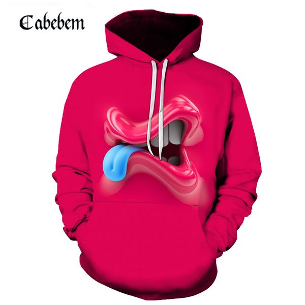 2019 autumn fashion men 3d hoodie lip printing hoodie funny hip hop long-sleeved hooded pullover men women casual sportswear, Black
2019 autumn fashion men 3d hoodie lip printing hoodie funny hip hop long-sleeved hooded pullover men women casual sportswear, Black