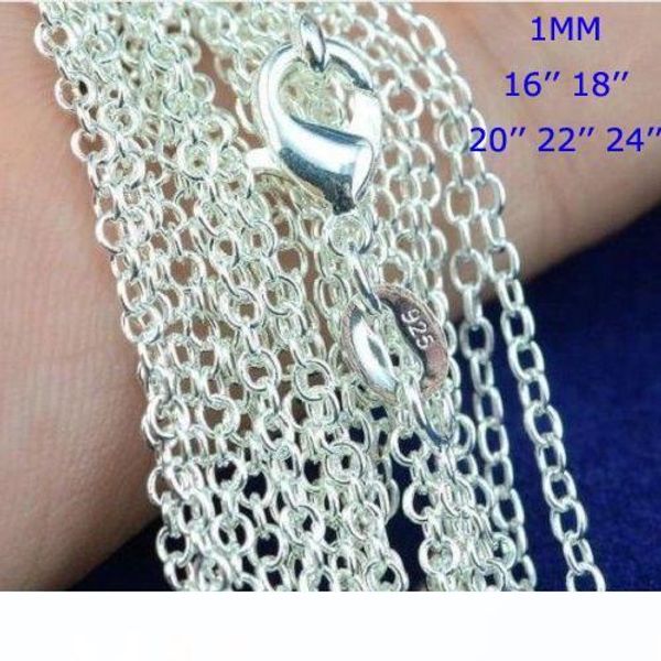 лучшая цена ! 100шт много 925 стерлингового серебра rolo o цепи ожерелья ювелирных изделий 1мм 16 - 24 925 silver diy цепи fit подвеска драг
лучшая цена ! 100шт много 925 стерлингового серебра rolo o цепи ожерелья ювелирных изделий 1мм 16 - 24 925 silver diy цепи fit подвеска драг