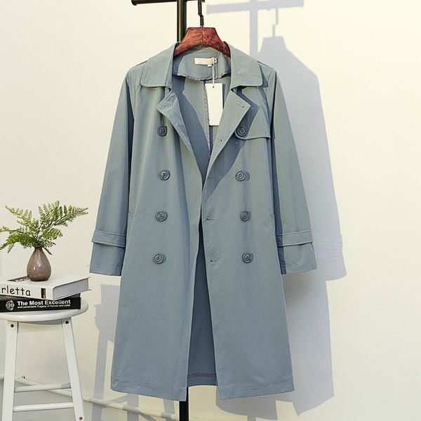 girls autumn long double breasted blue overcoat loose casual outerwear women trench coat plus size 4xl 5xl winter windbreaker, Tan;black
girls autumn long double breasted blue overcoat loose casual outerwear women trench coat plus size 4xl 5xl winter windbreaker, Tan;black