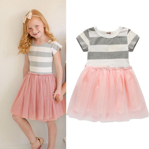 gairls summer casual dress striped short net yarn splicing dresses children's party clothes kis princess ball gown clothes, Red;yellow
gairls summer casual dress striped short net yarn splicing dresses children's party clothes kis princess ball gown clothes, Red;yellow