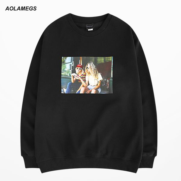 aolamegs men hoodies print solid sweatshirts pullovers fashion casual mens sweatshirt coat autumn round neck 2018 streetwear, Black
aolamegs men hoodies print solid sweatshirts pullovers fashion casual mens sweatshirt coat autumn round neck 2018 streetwear, Black