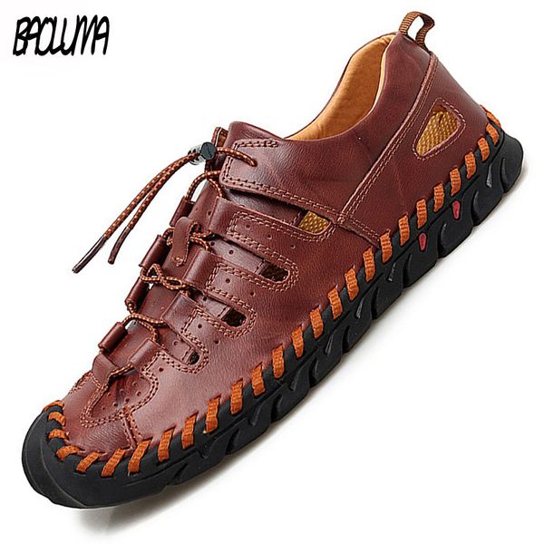 2020 new mens gladiator sandals summer quality mens sandals handmade men's fashion outdoor male beach 48, Black
2020 new mens gladiator sandals summer quality mens sandals handmade men's fashion outdoor male beach 48, Black