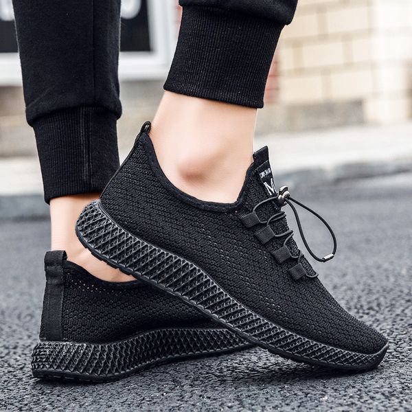 lightweight 2020 fashion man sneakers mesh shoes sports male footwear breathable lace-up walking mens casual shoes 44, Black
lightweight 2020 fashion man sneakers mesh shoes sports male footwear breathable lace-up walking mens casual shoes 44, Black