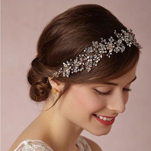 trendy silver gold color headbands handmade rhinestone wedding bridal hair jewelry simulated pearl hair accessories for women, Golden;white
trendy silver gold color headbands handmade rhinestone wedding bridal hair jewelry simulated pearl hair accessories for women, Golden;white