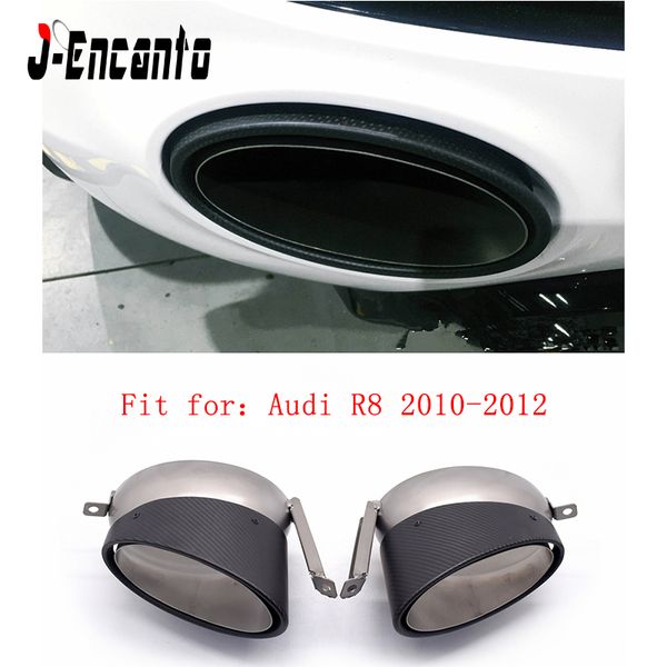 car stying tail exhaust muffler tips muffler pipe for audi r8 304 stainless steel carbon fiber round and oval exits
car stying tail exhaust muffler tips muffler pipe for audi r8 304 stainless steel carbon fiber round and oval exits