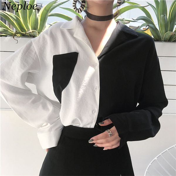 neploe color patchwork pockets women shirt turn down collar single breasted office lady 2019 autumn new fashion blouse 68863, White
neploe color patchwork pockets women shirt turn down collar single breasted office lady 2019 autumn new fashion blouse 68863, White