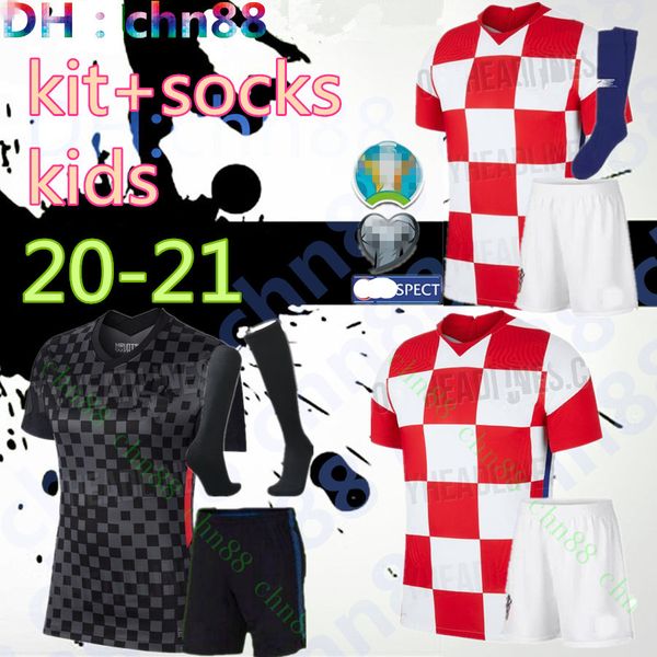 2020 2021 modric mandzukic kids kit+socks soccer jerseys 20 21 world cup rakitic perisic kalinic srna kovacic national team football shirt, Black
2020 2021 modric mandzukic kids kit+socks soccer jerseys 20 21 world cup rakitic perisic kalinic srna kovacic national team football shirt, Black