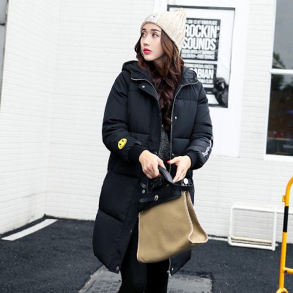 new women's cotton coat winter large size xxl long loose loose down jacket fashion slim wild jacket simple casual hooded female, Tan;black
new women's cotton coat winter large size xxl long loose loose down jacket fashion slim wild jacket simple casual hooded female, Tan;black