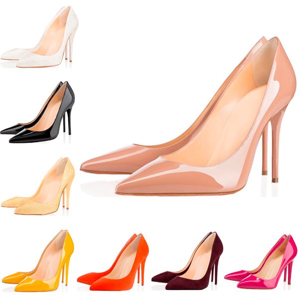 2019 brand fashion luxury designer women shoes red bottom high heels 8cm 10cm 12cm leather pointed toes pumps wedding dress shoes35-42, Black
2019 brand fashion luxury designer women shoes red bottom high heels 8cm 10cm 12cm leather pointed toes pumps wedding dress shoes35-42, Black