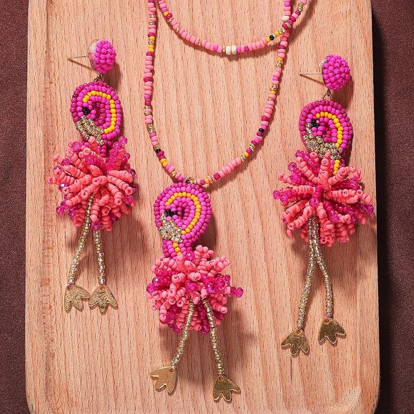 girlgo bohemian fashion bird necklaces jewelry sets for women ea+ne trendy handmade beads drop earrings jewelry gifts wholesale, Silver
girlgo bohemian fashion bird necklaces jewelry sets for women ea+ne trendy handmade beads drop earrings jewelry gifts wholesale, Silver