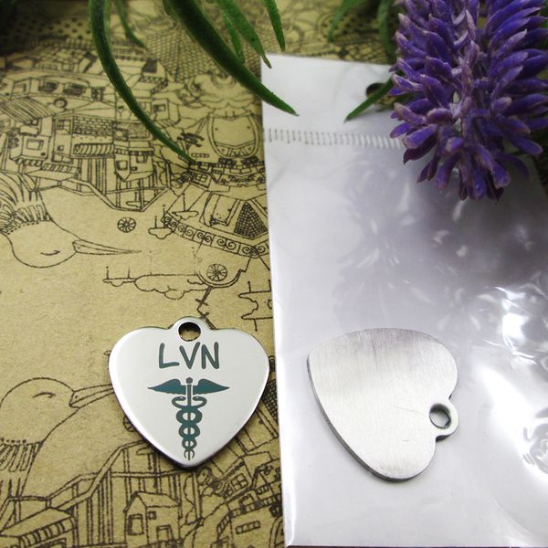 40pcs--" lvn licensed vocational nurse"stainless steel charms more style for choosing diy charms pendants for necklace, Bronze;silver
40pcs--" lvn licensed vocational nurse"stainless steel charms more style for choosing diy charms pendants for necklace, Bronze;silver