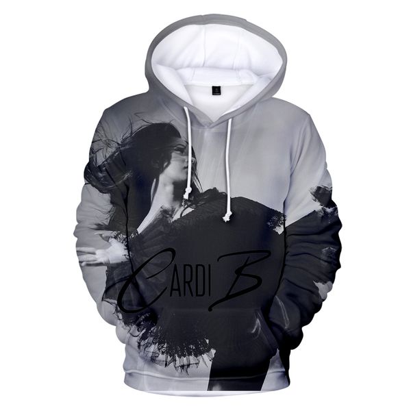 2019 new arrival fashion kpop hip hop rapper cardi b 3d hoodies girl boy sweatshirts men women 3d pullovers warm clothes spring, Black
2019 new arrival fashion kpop hip hop rapper cardi b 3d hoodies girl boy sweatshirts men women 3d pullovers warm clothes spring, Black