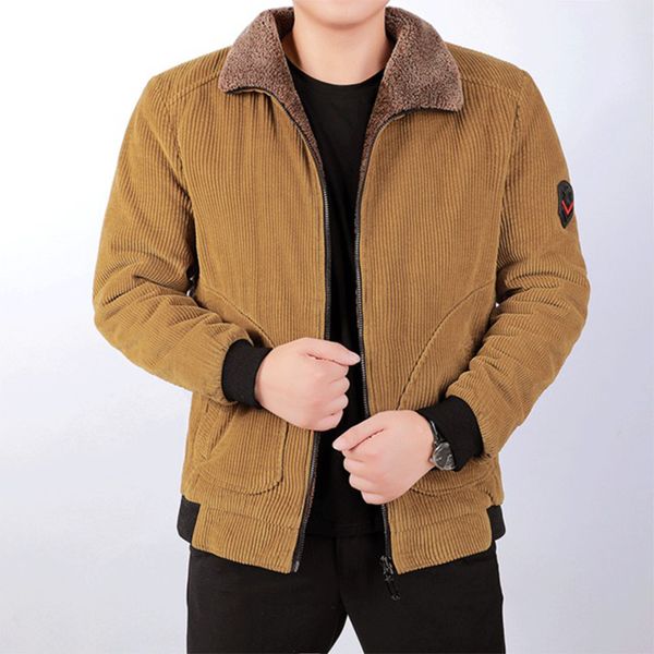 men outdoor winter corduroy cotton coat thick thermal windproof large size casual jacket climbing hiking fishing tactical jacket, Blue;black
men outdoor winter corduroy cotton coat thick thermal windproof large size casual jacket climbing hiking fishing tactical jacket, Blue;black