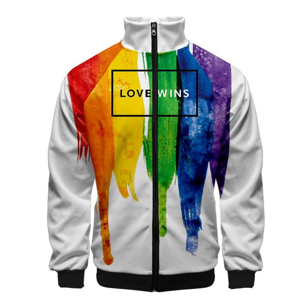 3d lgbt printed stand collar zipper jacket women/men lovely long sleeve jacket 2019 casual streetwear coat clothes 4xl, Black;brown
3d lgbt printed stand collar zipper jacket women/men lovely long sleeve jacket 2019 casual streetwear coat clothes 4xl, Black;brown
