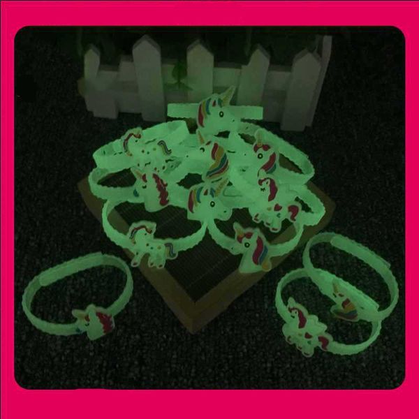 new design 6 style luminous sports unicorn bracelets creative silicone wristband with unicorn for kids girls toy christmas gift
new design 6 style luminous sports unicorn bracelets creative silicone wristband with unicorn for kids girls toy christmas gift