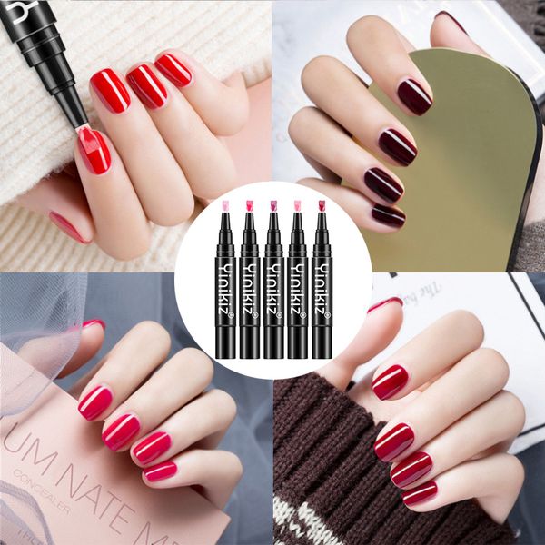 3 in 1 uv gel lacquer glitter polish convenient nail gel varnish pencil one step nail pen no need base primer tslm1, Red;pink
3 in 1 uv gel lacquer glitter polish convenient nail gel varnish pencil one step nail pen no need base primer tslm1, Red;pink