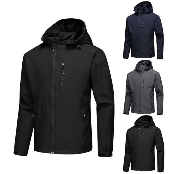 newly men sport zip jackets coat casual softshell outwear waterproof for outdoor s66, Blue;black
newly men sport zip jackets coat casual softshell outwear waterproof for outdoor s66, Blue;black