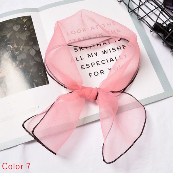 2019 new summer style all-match scarves elegant women chic little silk scarf neckerchief girl cute pink hair accessories
2019 new summer style all-match scarves elegant women chic little silk scarf neckerchief girl cute pink hair accessories