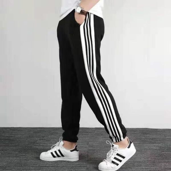 fashion men's designer pants brand women's trousers full length elastic waist couple active pants with pattern embroidery size m-3, Black
fashion men's designer pants brand women's trousers full length elastic waist couple active pants with pattern embroidery size m-3, Black