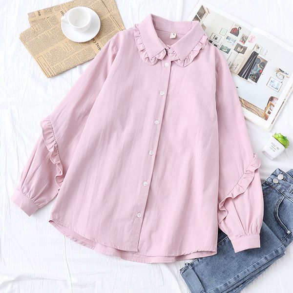 women's blouses & shirts autumn women white long sleeve shirt camisas femininas female fashion cotton for girls
women's blouses & shirts autumn women white long sleeve shirt camisas femininas female fashion cotton for girls