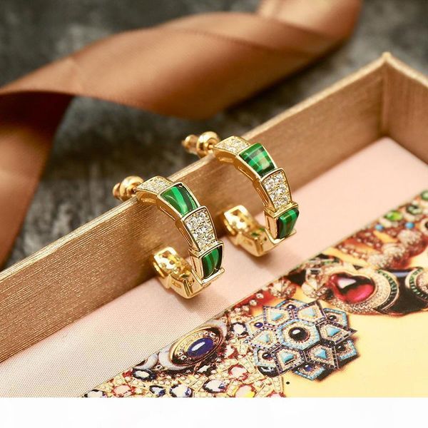 fashion brand titanium steel jewelry women snake earring metal women love earrings gold green set auger crystal earrings jewelry wholesale, Golden;silver
fashion brand titanium steel jewelry women snake earring metal women love earrings gold green set auger crystal earrings jewelry wholesale, Golden;silver