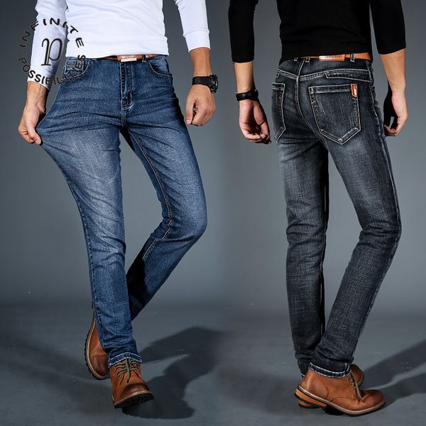 2019 autumn new style elasticity business jeans men's trousers pencil pants slim fit, Blue
2019 autumn new style elasticity business jeans men's trousers pencil pants slim fit, Blue