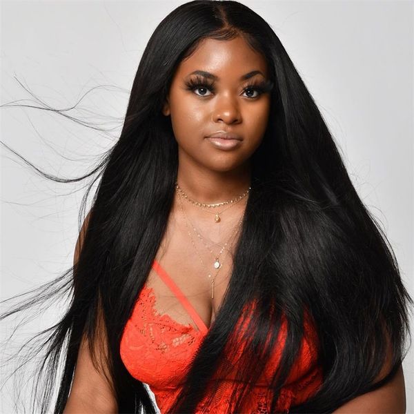 brazilian virgin human hair glueless lace front wigs natural color straight lace wigs bleached knots with baby hair, Black;brown
brazilian virgin human hair glueless lace front wigs natural color straight lace wigs bleached knots with baby hair, Black;brown