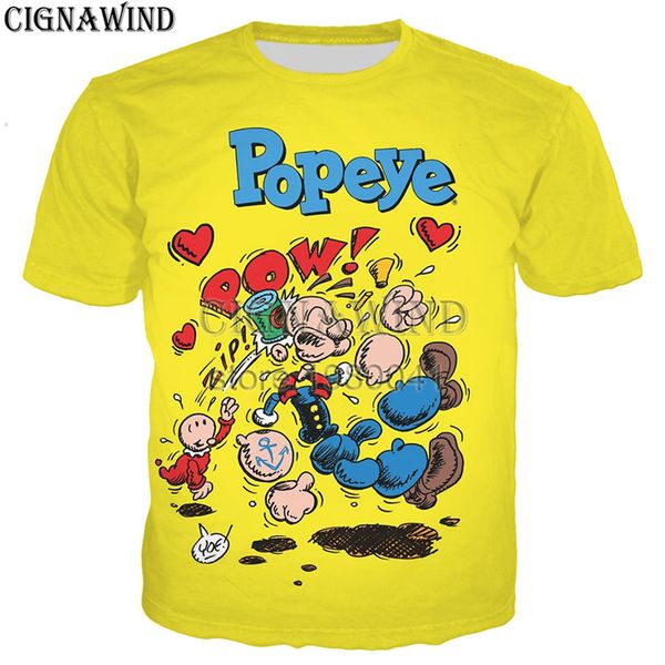 fashion design cartoon anime popeye t shirt men/women 3d printed t-shirts harajuku style tshirt streetwear, White;black
fashion design cartoon anime popeye t shirt men/women 3d printed t-shirts harajuku style tshirt streetwear, White;black