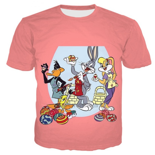 2019 classic cartoon bugs bunny fashion t shirt men women 3d printing soft harajuku summer short sleeve q966, White;black
2019 classic cartoon bugs bunny fashion t shirt men women 3d printing soft harajuku summer short sleeve q966, White;black