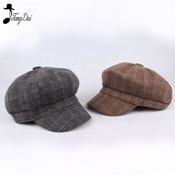 2018new spring autumn winter beret women berets ladies plaid wool hat artist headwear artist painter, Blue;gray
2018new spring autumn winter beret women berets ladies plaid wool hat artist headwear artist painter, Blue;gray
