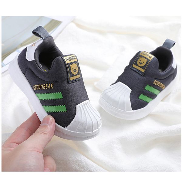 детский дизайнер shell head sneakers модные полосатые туфли на плоской подошве, повседневные мальчики, первые ходоки 2019 года, новые 5 цвет, Black;red
детский дизайнер shell head sneakers модные полосатые туфли на плоской подошве, повседневные мальчики, первые ходоки 2019 года, новые 5 цвет, Black;red