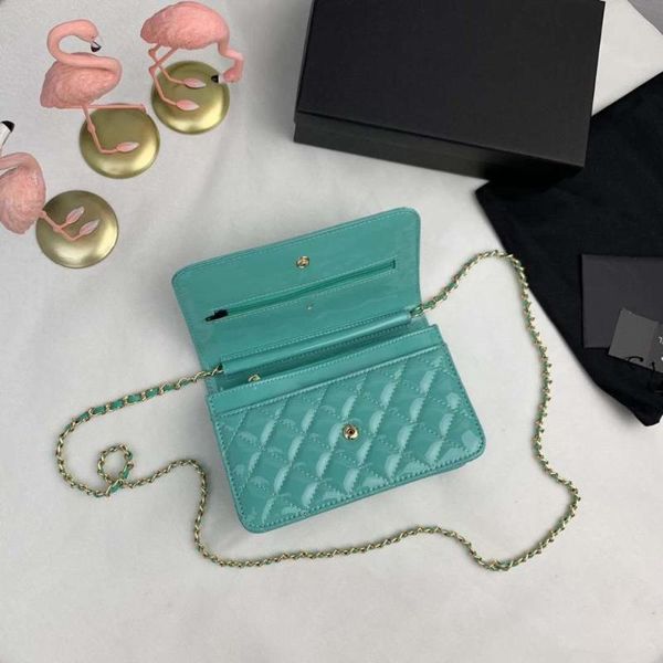 women's luxury designer patent leather quilted shoulder bag chain 2 colors mini flap crossbody bag handbag office daily fashion
women's luxury designer patent leather quilted shoulder bag chain 2 colors mini flap crossbody bag handbag office daily fashion