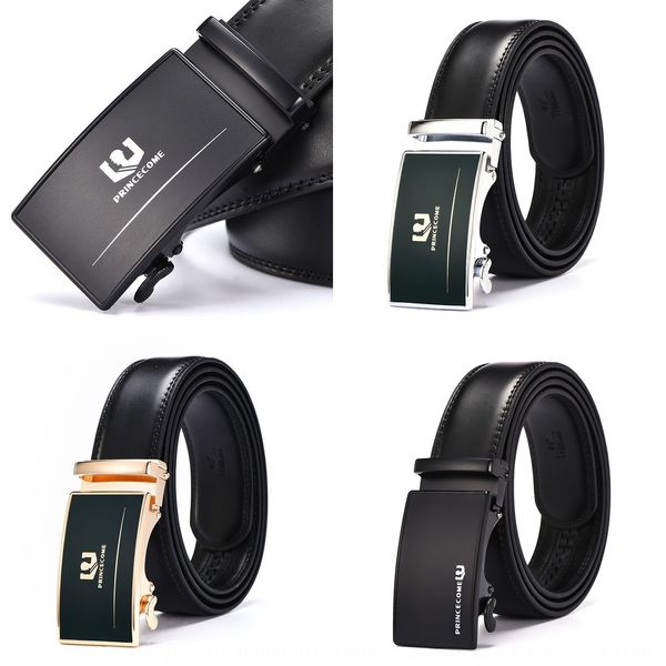 men's leather automatic buckle second layer cowhide letter leisure business belt leather men's belt, Black;brown
men's leather automatic buckle second layer cowhide letter leisure business belt leather men's belt, Black;brown