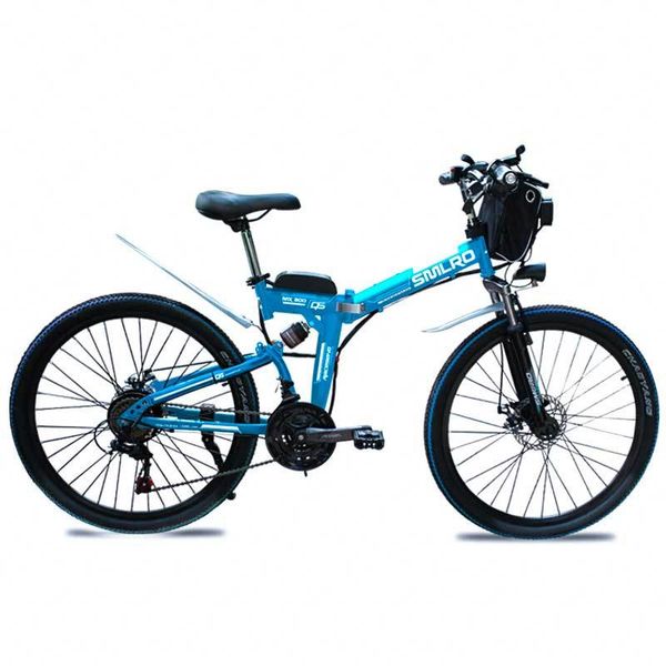 26 inch electric bicycle with hi-ten steel suspension folding frame hi-ten steel suspension folding frame, Silver;blue
26 inch electric bicycle with hi-ten steel suspension folding frame hi-ten steel suspension folding frame, Silver;blue
