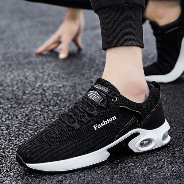 damyuan 2020 fashion male sneakers air cushion breathable light sports running shoes tenis mens casual shoes zapatos de hombre, Black
damyuan 2020 fashion male sneakers air cushion breathable light sports running shoes tenis mens casual shoes zapatos de hombre, Black