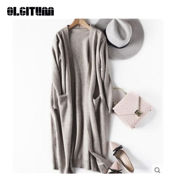 new fashion 2018 knitted cardigan autumn winter style long sleeve loose thick knitted cardigan female sweaters long coat sw791, White;black
new fashion 2018 knitted cardigan autumn winter style long sleeve loose thick knitted cardigan female sweaters long coat sw791, White;black