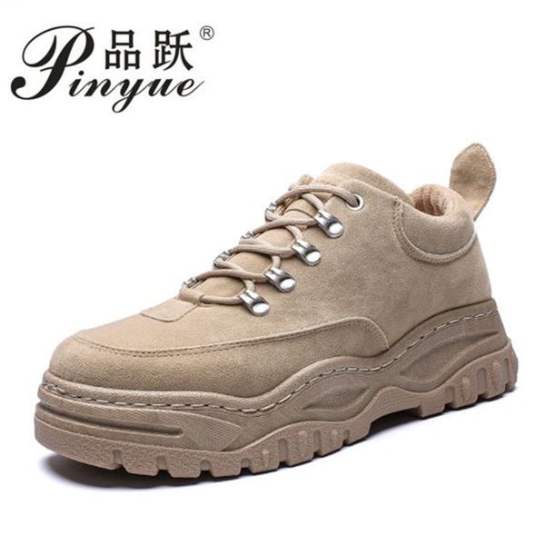 2018 spring/autumn men shoes suede leather sneakers fashion lace-up thick bottom flat platform shoes, Black
2018 spring/autumn men shoes suede leather sneakers fashion lace-up thick bottom flat platform shoes, Black