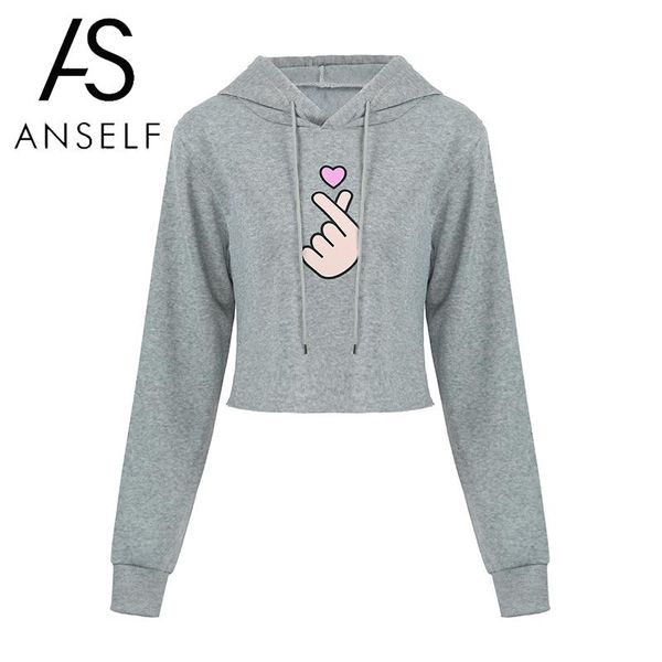 women crop hoodies hood sweatshirt cute cat ear drawstring heart gesture print 2019 autumn winter pullovers female jumpers, Black
women crop hoodies hood sweatshirt cute cat ear drawstring heart gesture print 2019 autumn winter pullovers female jumpers, Black