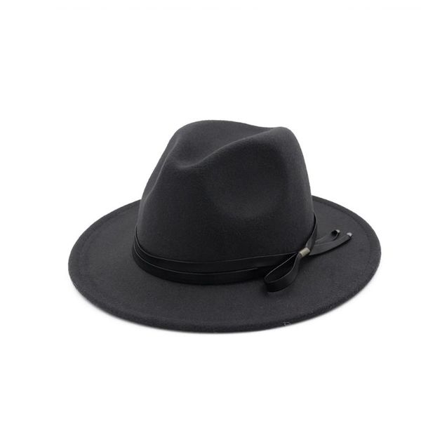 men women wool fedora hat with leather belt wide brim jazz hat elegant lady fascinator jazz size 56-58cm, Blue;gray
men women wool fedora hat with leather belt wide brim jazz hat elegant lady fascinator jazz size 56-58cm, Blue;gray
