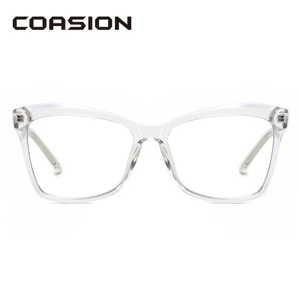 coasion tr90 flexible frame blue light blocking glasses for women men computer gaming glasses anti eyestrain & uv glare ca1660, White;black
coasion tr90 flexible frame blue light blocking glasses for women men computer gaming glasses anti eyestrain & uv glare ca1660, White;black