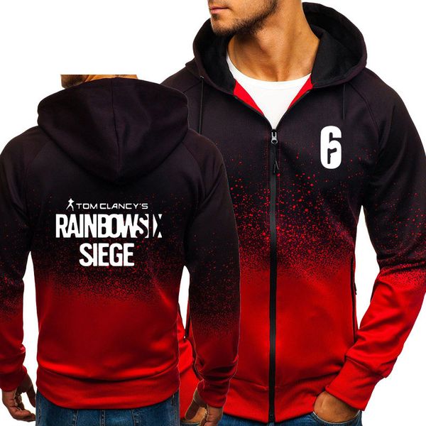 rainbow six siege print sweatshirt gradient hoodies men spring autumn fleece zipper jacket mens hoodie harajuku male clothing, Black
rainbow six siege print sweatshirt gradient hoodies men spring autumn fleece zipper jacket mens hoodie harajuku male clothing, Black