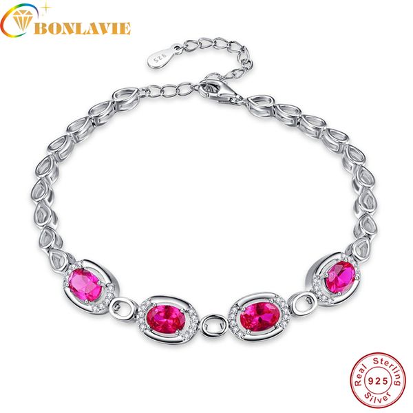 bonlavie 100% 925 sterling silver bracelet bangle s925 charm bracelet with created red ruby wedding jewelry ladies women gifts, Golden;silver
bonlavie 100% 925 sterling silver bracelet bangle s925 charm bracelet with created red ruby wedding jewelry ladies women gifts, Golden;silver